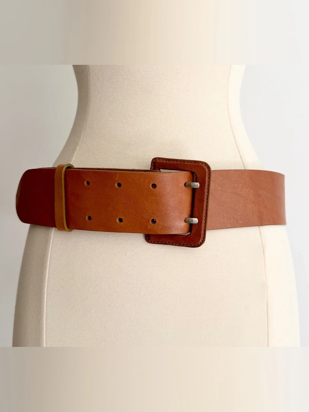 Wide Banana Republic Brown Belt Made in Italy